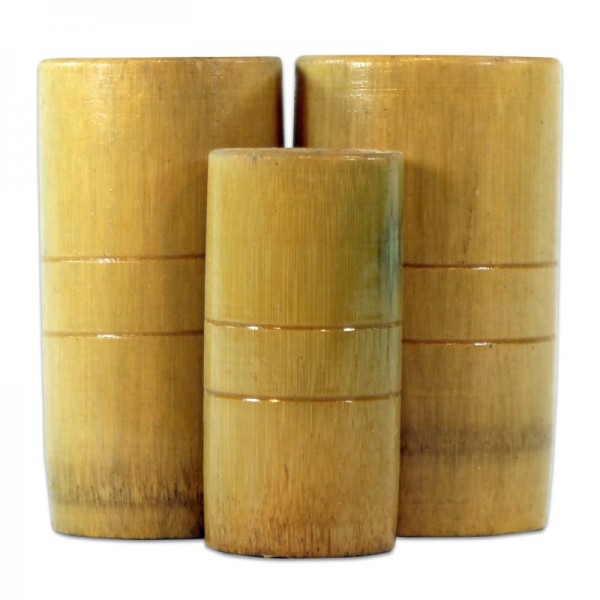Kit de Ventouses en Bambou (Trois Pièces) - Différentes Tailles : Grand, Moyen et Petit